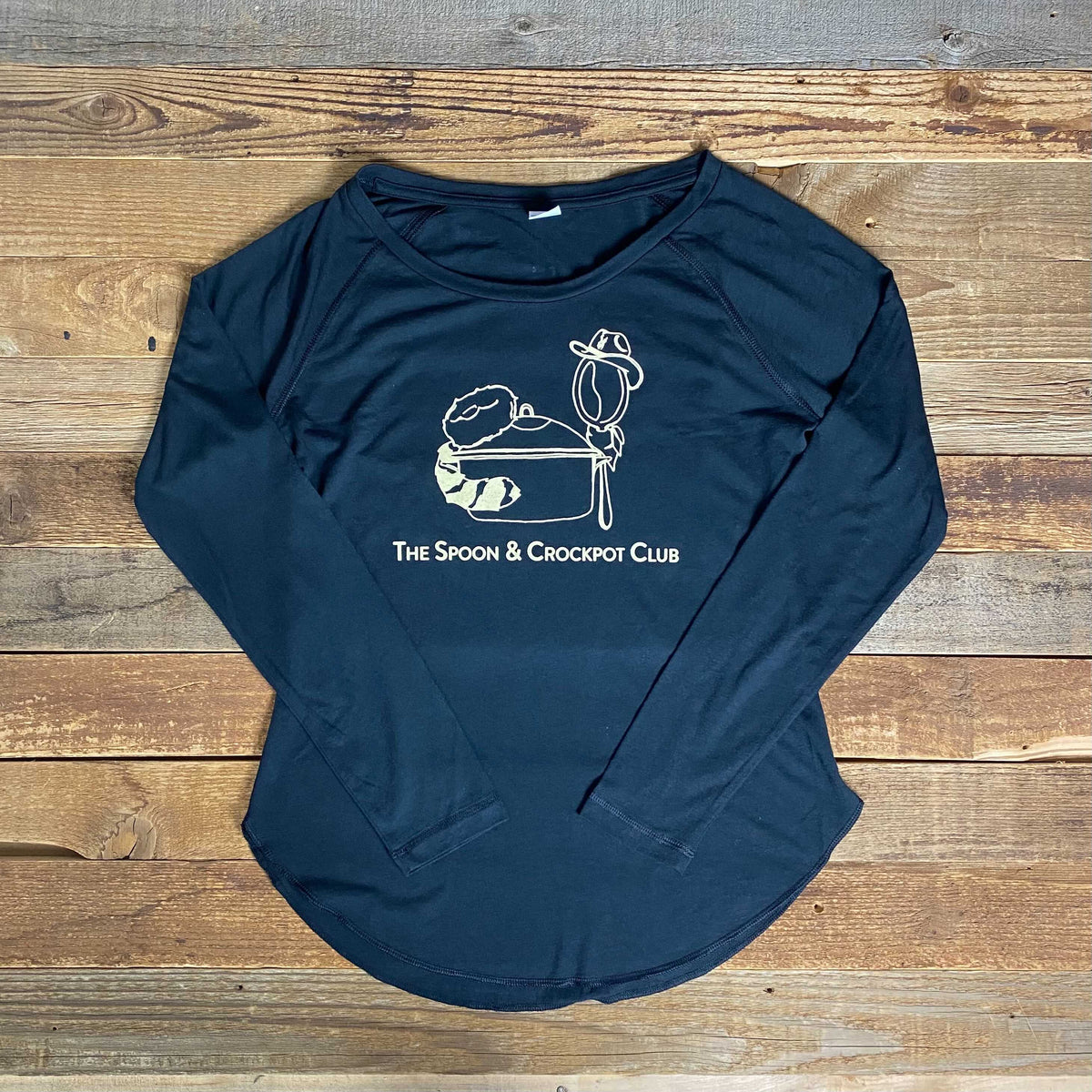 Women's Spoon and Crockpot Club Long Sleeve • Black Wyoming Wildlife
