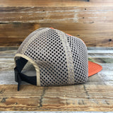Orange Emblem Leather Patch Rogue Hat • Wyoming Wildlife Federation
