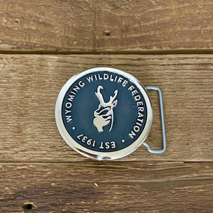 LIMITED EDITION Bronze Buckle • Wyoming Wildlife Federation